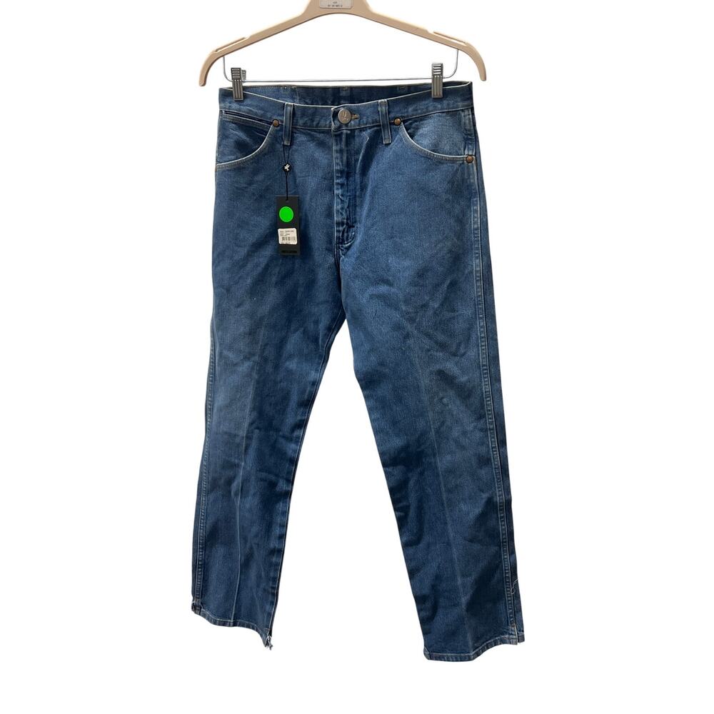 NWT One Teaspoon Sz 32 Vintage Fit Bandits Blue Denim Straight Leg Mid Rise Jean